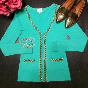 Milly embellished cardigan